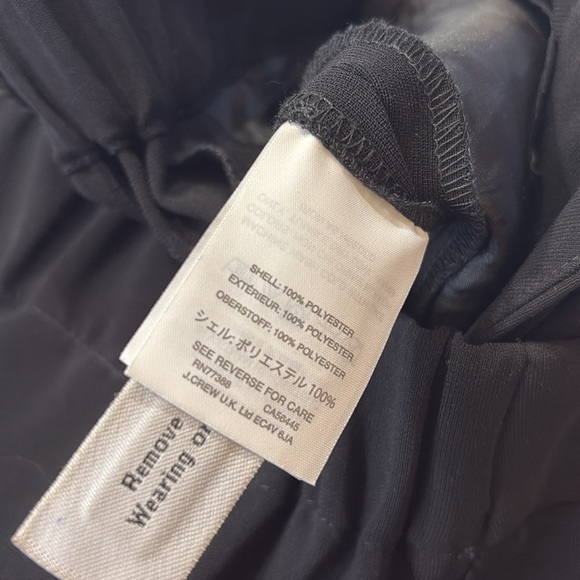 J. CREW Pull On Easy Pant in Matte Crepe Black sz 8 - Picture 11 of 11